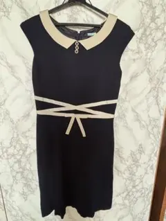 トッカ　美品　ネイビーワンピース