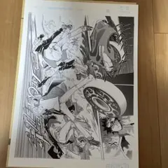 エアギア　複製原画 Amazon.co.jp: 大暮維人 エア・ギア 複製原画 カラーイラスト