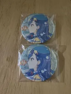 白石杏 グリッター缶バッジセット