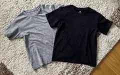 ユニクロ　ドライEXクールネックTシャツ　エアリズム　130