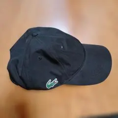 LACOSTE ベースボールキャップ ブラック