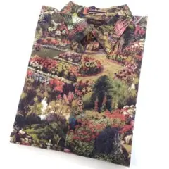 ポールスミスコレクション 花柄ストライプ長袖シャツ M Paul Smith