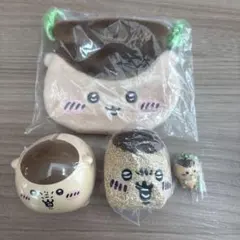 ちいかわ くりまんじうセット❤︎貯金箱＆巾着＆ポ－チ＆マスコット