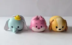 ディズニーツムツム　チェシャ猫　レディ　ダンボ　フィギュア