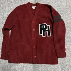 HOUSTON PHロゴ Vネックカーディガン Lのサムネイル