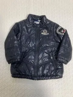 ダブルビー　ベビー　アウター　黒　80