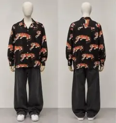 WACKO MARIA タイガー柄 長袖シャツ