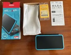 new Nintendo 2DS LL ブラック/ターコイズ　箱付き