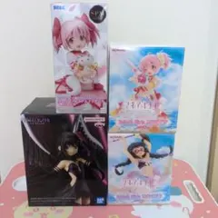 魔法少女まどか☆マギカ フィギュア 4点セット 鹿目まどか 悪魔ほむら