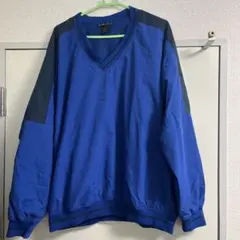 NIKE GOLF 青 Vネック 長袖ジャケット