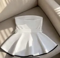 ワンピース風ミニスカートドレス