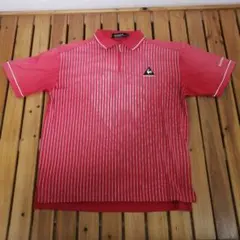 le coq sportif ゴルフコレクション ポロシャツ LLサイズ レッド
