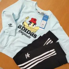 adidas トレフォイル　クルーネック　セットアップ　 130 ジャージ