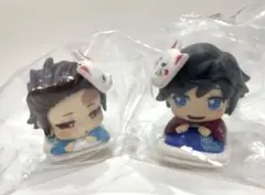 【新品未開封】鬼滅の刃 おねむたん 冨岡義勇 竈門炭治郎 セット 幼少期義勇