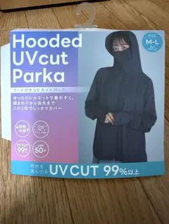 【M-L】　フード付きUVカットパーカー　涼活本舗　クロスプラス