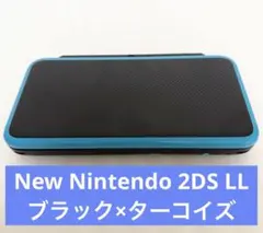 Newニンテンドー2DS LL ブラック×ターコイズ