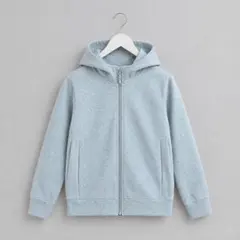 【UNIQLO】ユニクロ　ドライストレッチパーカー 　140㎝　グレー　キッズ