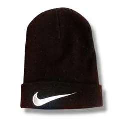 NIKE ナイキ swoosh スウッシュロゴ 刺繍 ニット ビーニー 90s