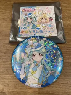 名探偵プリキュア キュアエクレール ホログラム缶バッジ　ブルジュラ　アルカナ