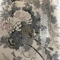 はぎれ 紗綾形 ラメ 【36×105cm】