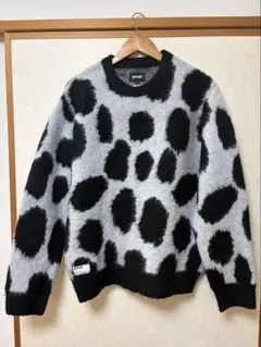 Schott NYC ダルメシアン柄 ニット セーター XLのサムネイル
