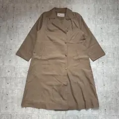 Sanyo Coat ロングコート ベージュ レディース 上品 M相当のサムネイル
