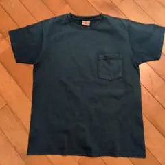 USA製 グッドウェア ポケットTシャツ M ブルー ヘビーウェイトのサムネイル