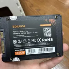 EDILOCA 128GB SSD SATA3 本体