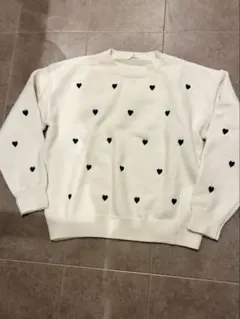 最終お値下げ‼︎selectshopＫ♡ハート柄ニット♡フリーサイズ
