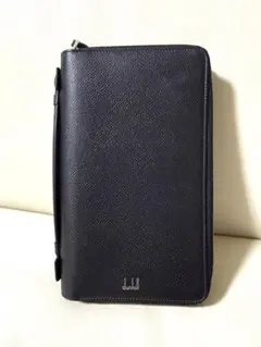 ダンヒル　カドガンハンドル付きウォレットオーガナイザー　ブラック