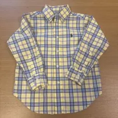 Polo RalphLauren 4Y チェック Yシャツ