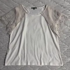 美品　ローラアシュレイ　レースカットソーのサムネイル