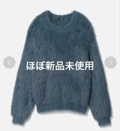 グリーン系ニットセーター メンズ