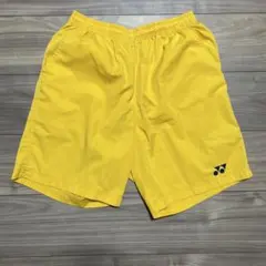 YONEX ヨネックス ハーフパンツ M マスタード テニス バドミントン