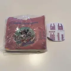 ディズニーランド カプセルトイ エコバッグ ピンク