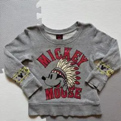 BABYDOLLディズニー ミッキー トレーナー100cm 綿100% 裏毛