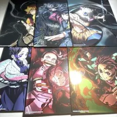 鬼滅の刃 全集中展 特殊印刷イラストカード 冨岡義勇 胡蝶しのぶ 炭治郎 善逸