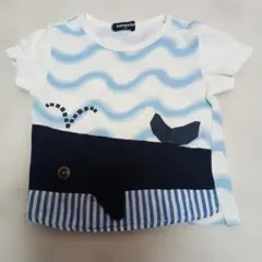 クジラTシャツ2点セット 90cm