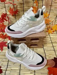 ✨新品・未使用✨ 【トレンド感抜群】ヴィアマルテ 厚底スニーカー 24.5cm