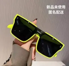 SHEIN FENG ネオンイエロー サングラスのサムネイル
