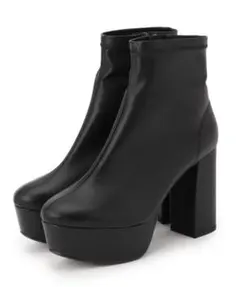 ESPERANZA エスペランサ　ラク盛りショートブーツ　ブラック　L