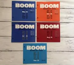 THE BOOM BOOKLET 1990 5冊セット ブックレット