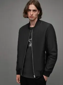 オールセインツ ALLSAINTS ブラック ボンバージャケット XS アウター