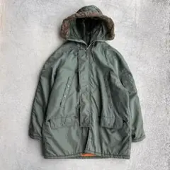 希少 80s ヴィンテージ古着 N-3Bタイプ フライトジャケット カーキ XL