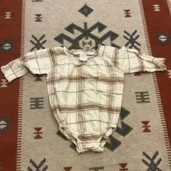 か*ん様 LiiLU チェック柄ロンパース　12m
