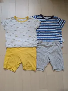 UNIQLO パジャマ 半袖パジャマ 上下セット ユニクロ 　車　80サイズ