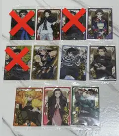 鬼滅の刃　ウエハース10 ❌以外全てセット売り