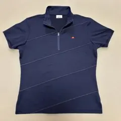 ellesse エレッセ　テニスウェア　ハーフジップ　レディースLサイズ　ゴルフ