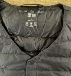 UNIQLO ULTRA LIGHT DOWN ダウンベスト L ブラック