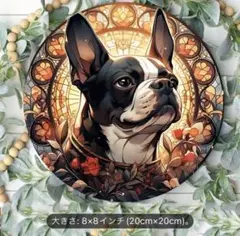 前川幸市　犬　フレンチブルドッグ　置物　陶芸　作家　ボストンテリア　白い犬 前川幸市 陶動物 フレンチブルドッグ